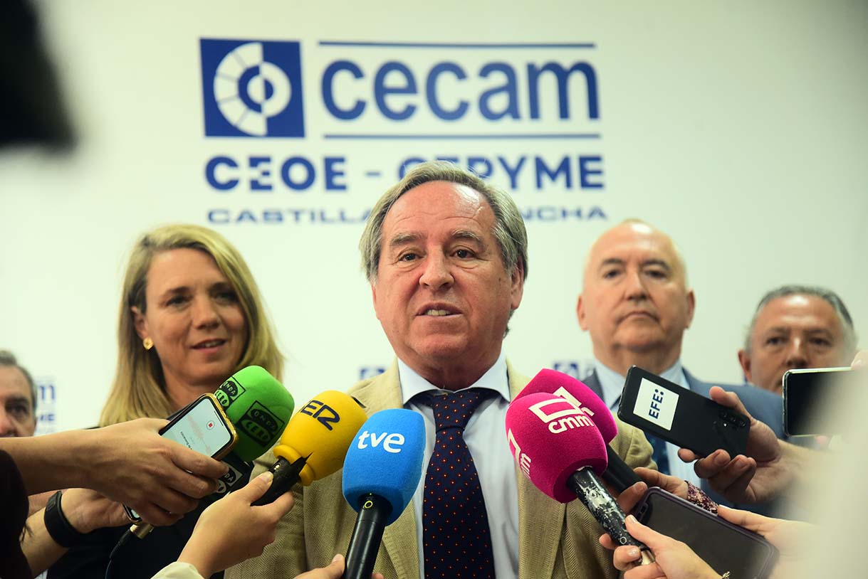 Ángel Nicolás, presidente de Cecam. Foto: Rebeca Arango.