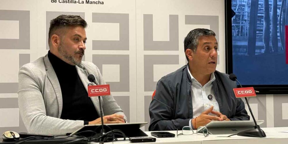 Javier Ortega (derecha) y Juan Antonio Cuevas.