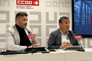 Javier Ortega (derecha) y Juan Antonio Cuevas.