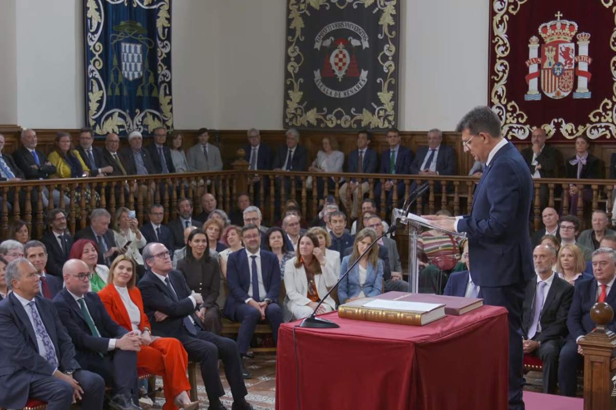 Carmelo García discurso UAH Foto: UAH