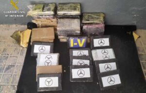 La droga intervenida.