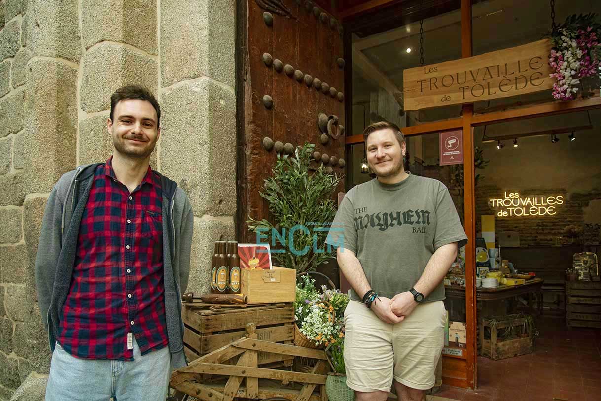 Eddie y Tomy, dueños de Les Trouvailles de Tolède. Foto: ENCLM/Rebeca Arango.