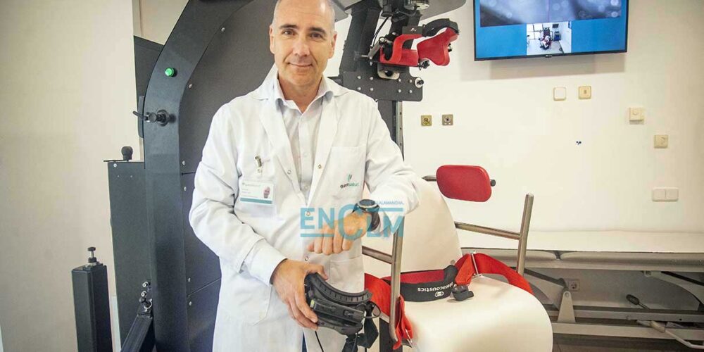 Eduardo Martín Sanz, coordinador de la Unidad de Otorrinorangología del Hospital Quirón Salud Toledo. Foto: Rebeca Arango.