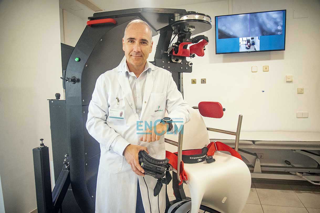 Eduardo Martín Sanz, coordinador de la Unidad de Otorrinorangología del Hospital Quirón Salud Toledo. Foto: Rebeca Arango.