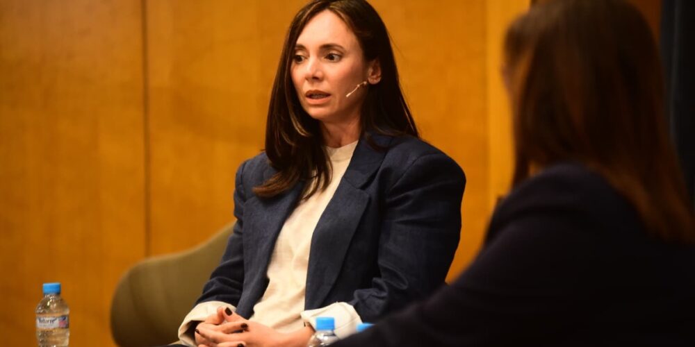 La directora comercial de Anframa, María Sánchez, en la V Jornada "Tierra de Oportunidades", organizadas por ENCLM. Foto: Rebeca Arango