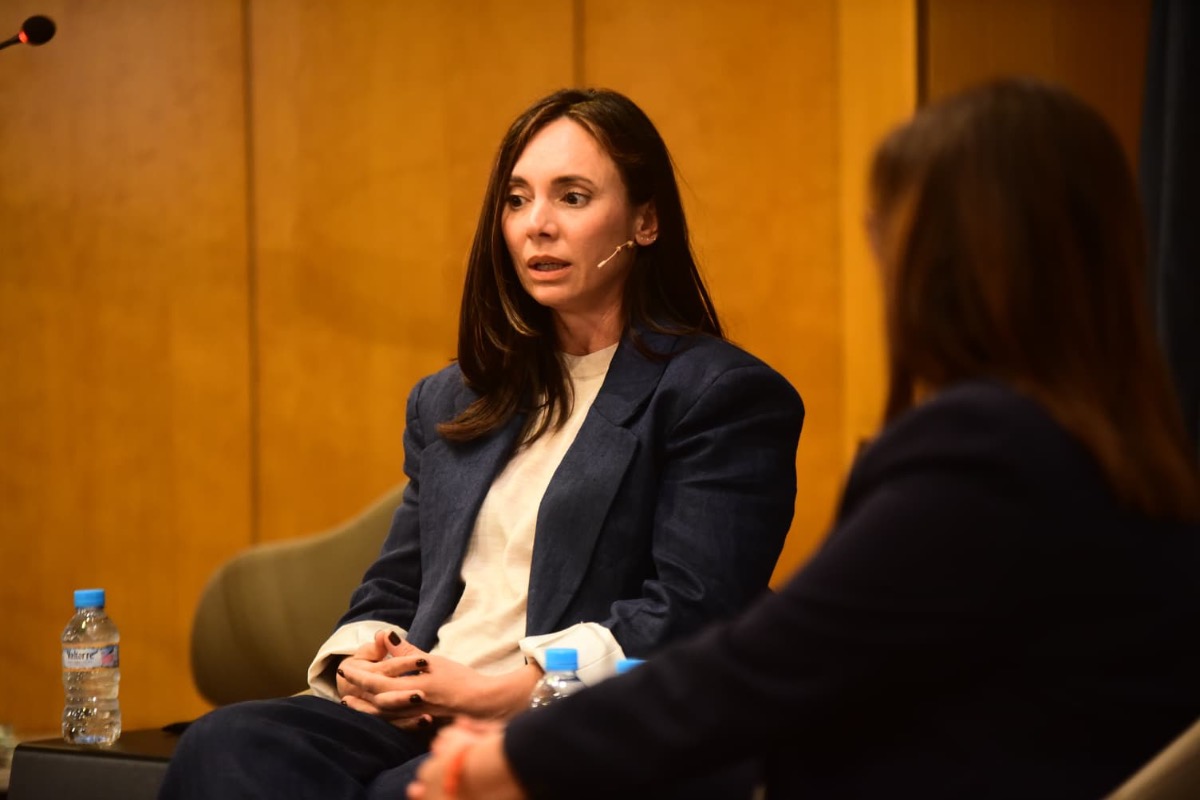 La directora comercial de Anframa, María Sánchez, en la V Jornada "Tierra de Oportunidades", organizadas por ENCLM. Foto: Rebeca Arango