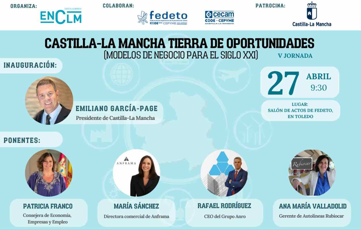 V Jornada "Tierra de Oportunidades. Modelos de Negocio del Siglo XXI".