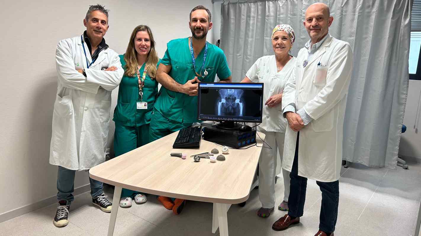 Profesionales de la Unidad de Cadera del servicio de Cirugía Ortopédica y Traumatología del hospital de Toledo.