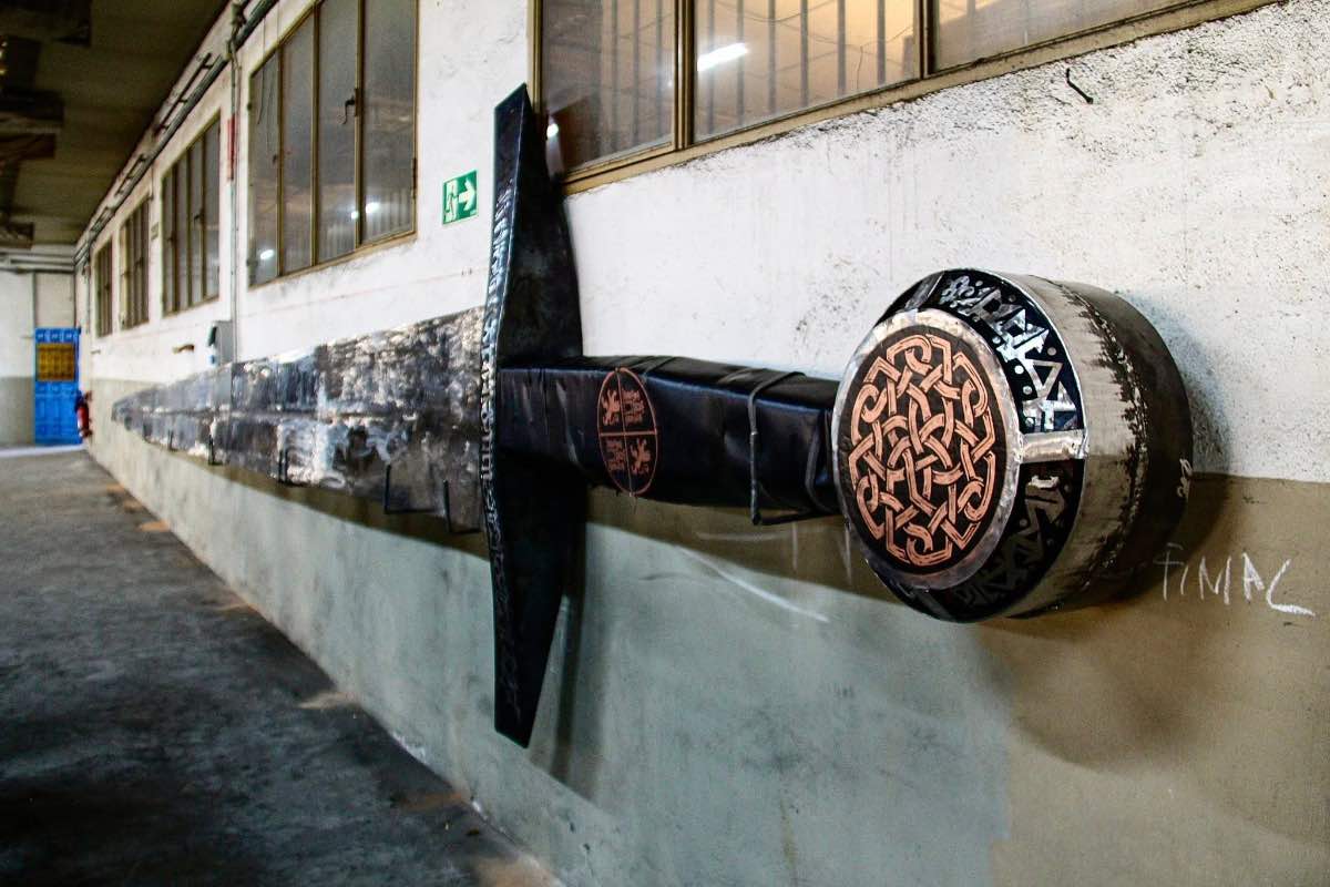 Réplica de la espada de Sancho IV de Navarra. Foto: Ayuntamiento de Fuensalida (Toledo)