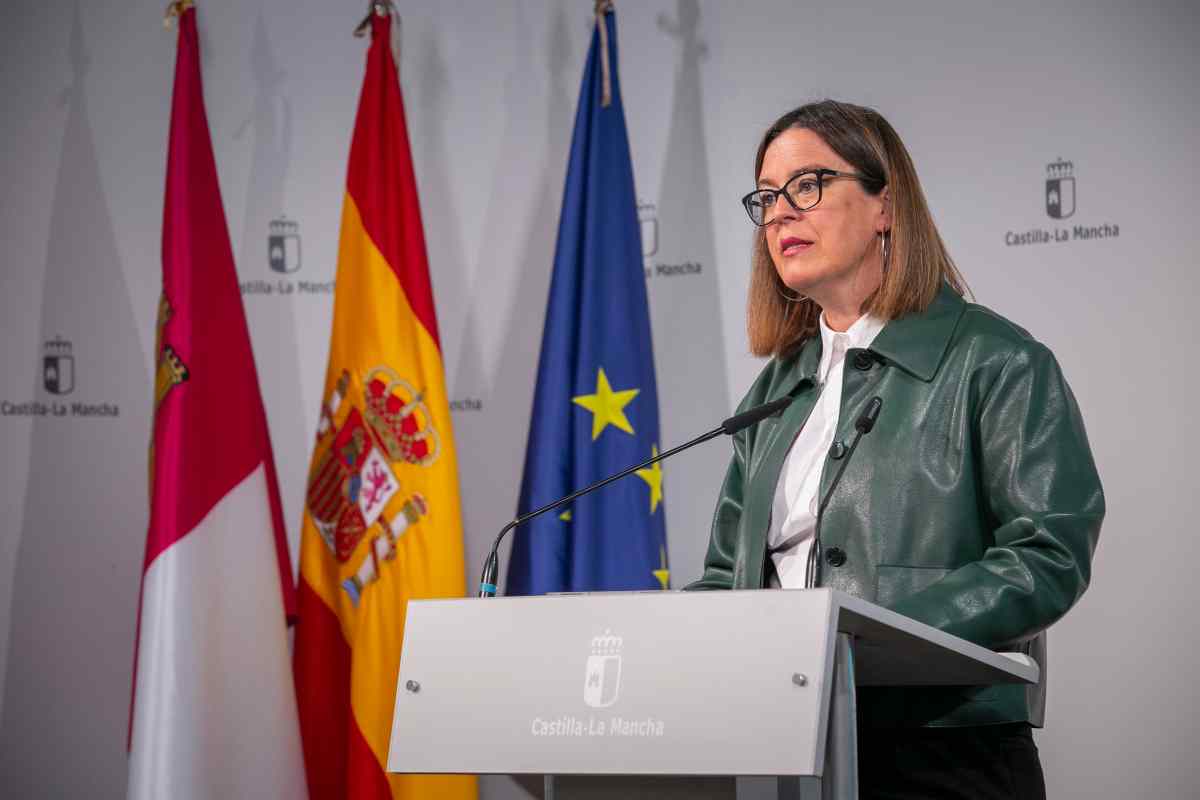 La consejera portavoz del Gobierno de Castilla-La Mancha, Esther Padilla.
