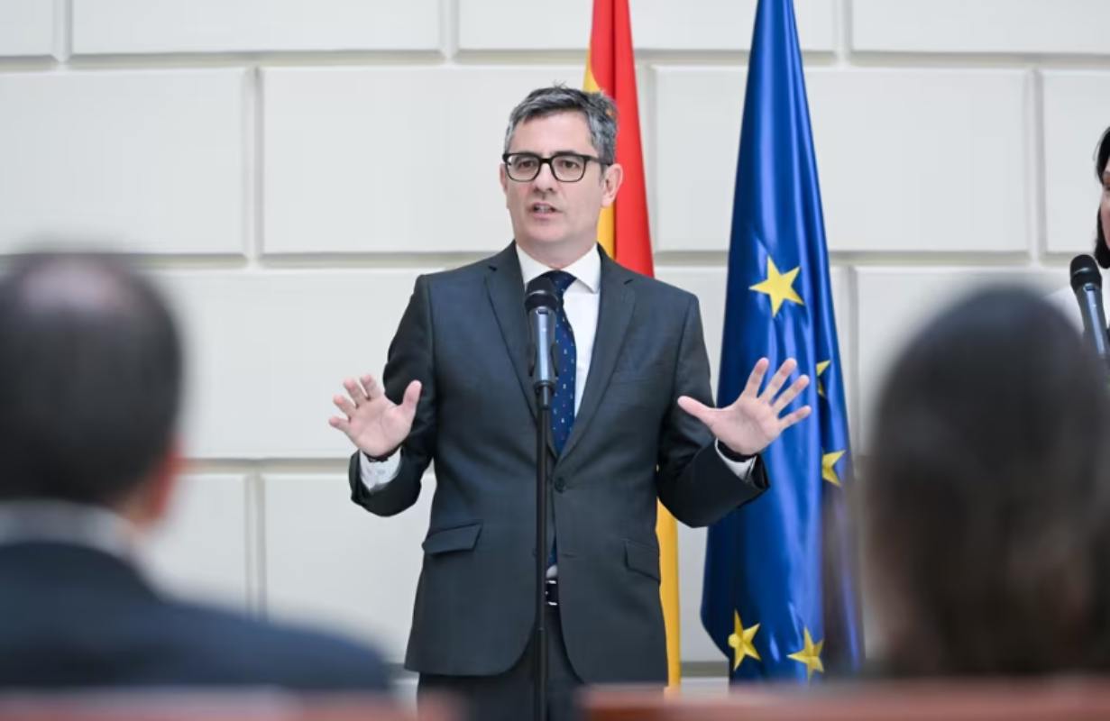 El ministro de la Presidencia, Justicia y Relaciones con las Cortes, Félix Bolaños. Gustavo Valiente - Europa Press