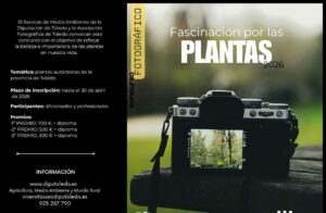 Cartel del concurso de fotografía 'Fascinación por las plantas'.