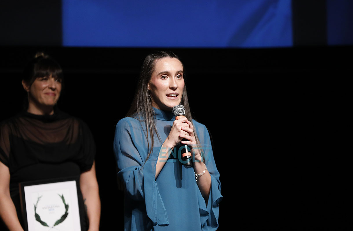 Paula Sevilla, durante una gala de los Premios Excelenets de ENCLM. Foto: Rebeca Arango.