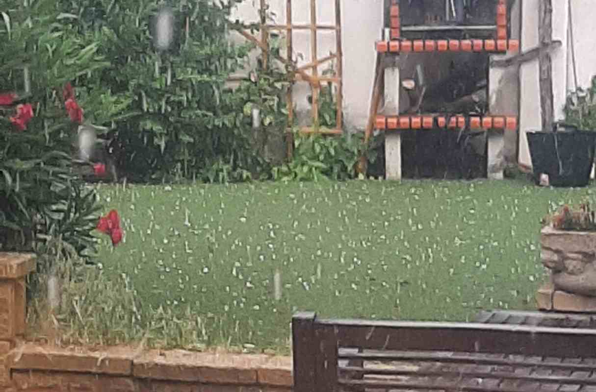 Granizo en Toledo.