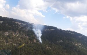 Incendio de 2025 en la serranía de Cuenca.