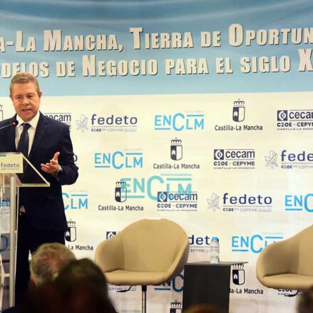 Emiliano García-Page, presidente de Castilla-La Mancha. Foto: Rebeca Arango.