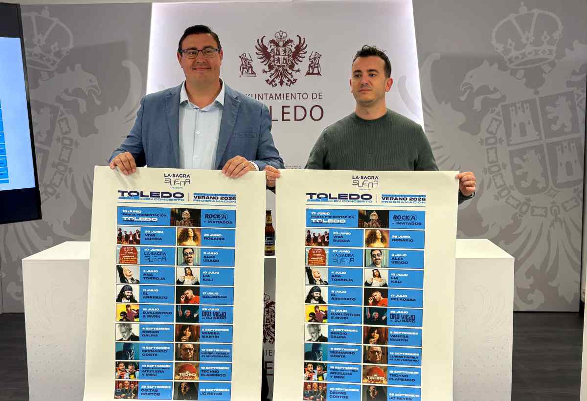 Presentación de 'Toledo en Concierto 2026'.