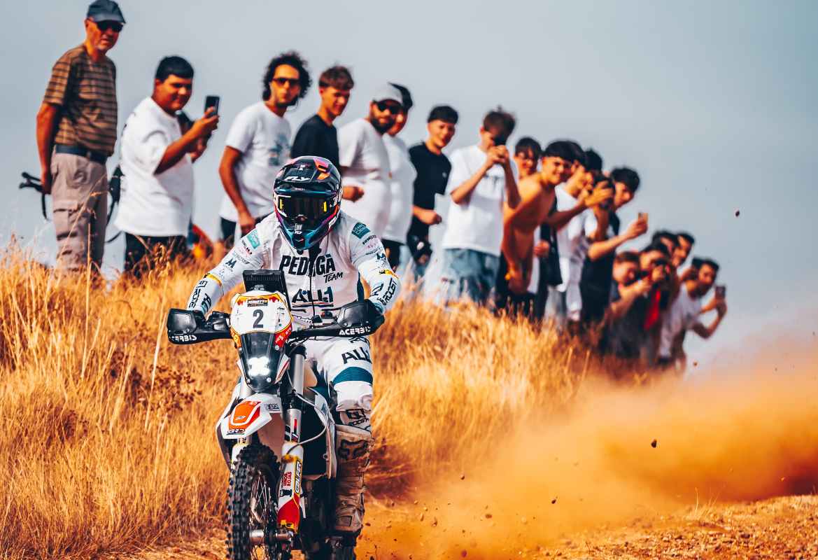 Josep Pedró, en plena acción.