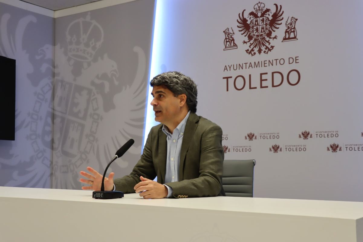 El portavoz municipal del Gobierno local de Toledo, Juanjo Alcalde.