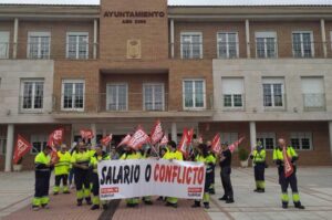 Concentración Cabanillas Foto: CCOO