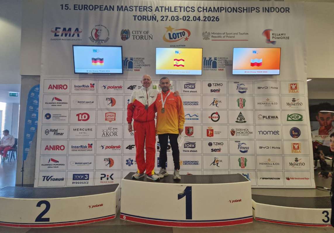 Gregorio Merchán (derecha) y Juan Francisco Romera.