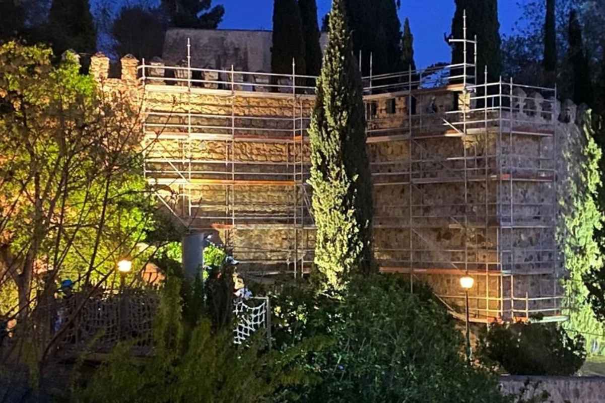 Muralla del tramo de la Bajada de San Martín.