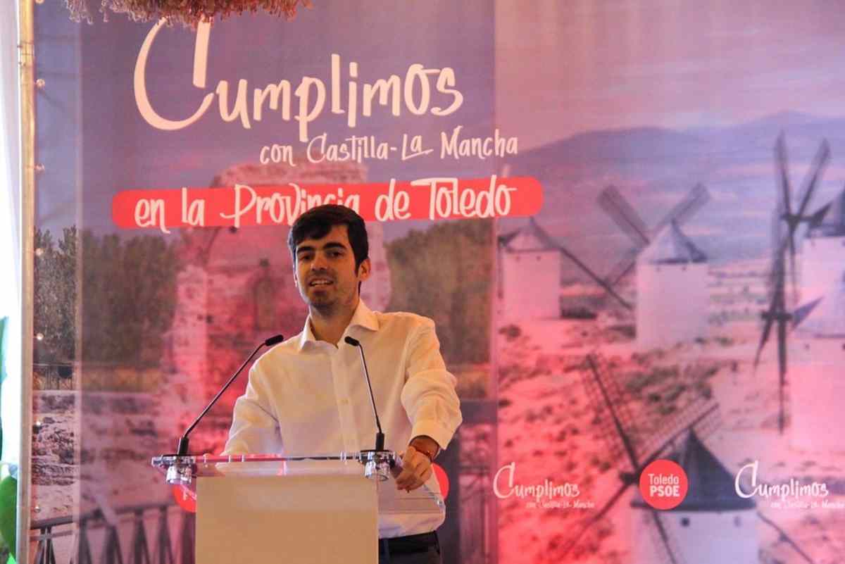 El secretario general de Juventudes Socialistas de Toledo, Nacho Hernández.