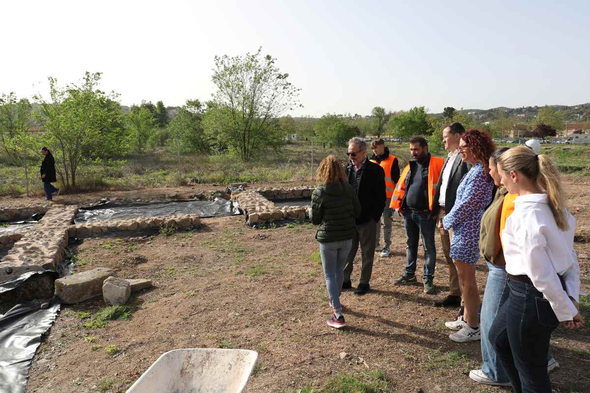 El alcalde de Toledo, Carlos Velázquez, ha visitado esta mañana junto a concejales las obras.