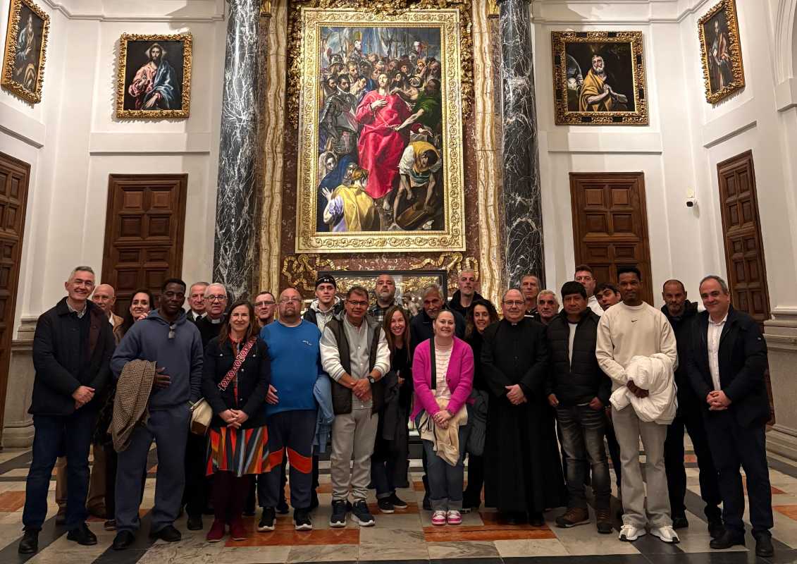 La experiencia ha incluido también una visita de los internos de Ocaña I a la Catedral Primada de Toledo