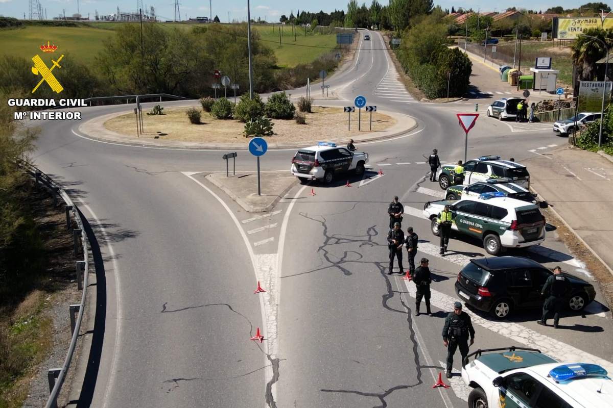 Operativo de la Guardia Civil en la provincia de Toledo