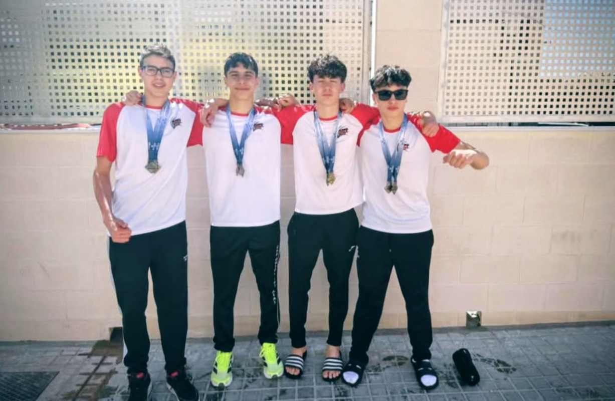 En la foto, los flamantes campeones de España del CN Oriol Imperial.