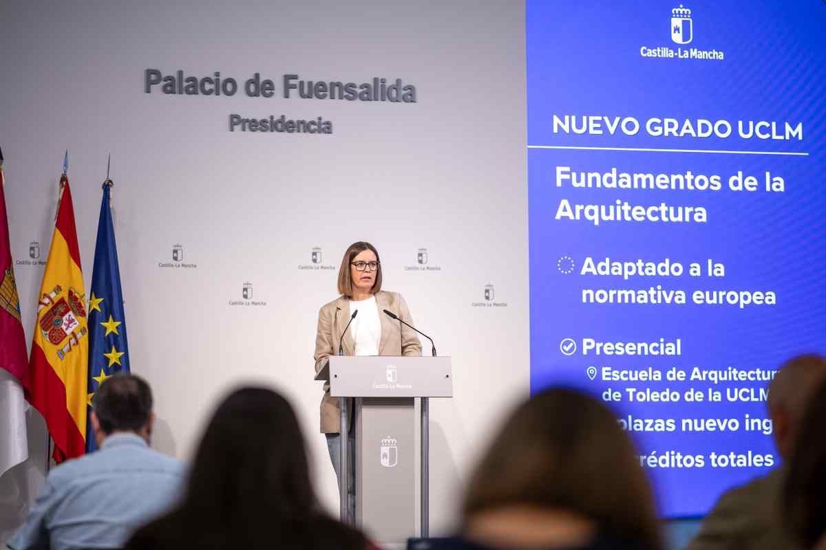 La consejera portavoz del Gobierno de Castilla-La Mancha, Esther Padilla.