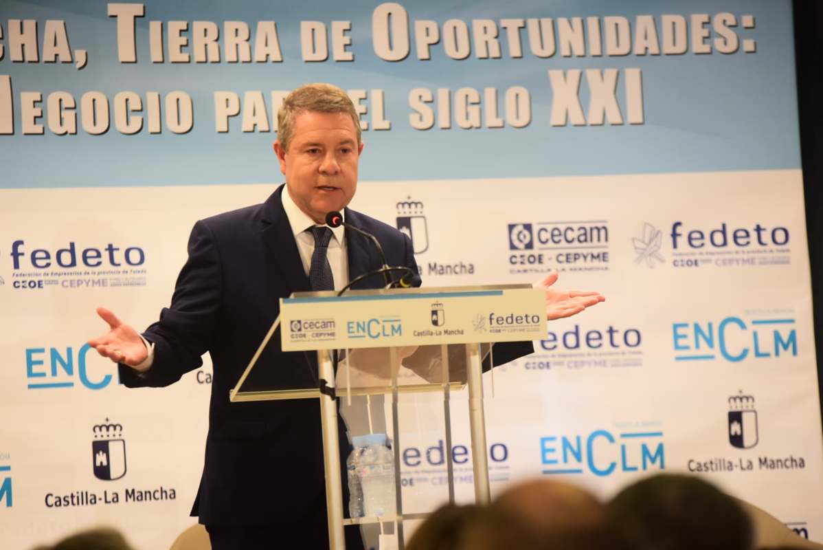 El presidente de Castilla-La Mancha, Emiliano García-Page. Foto: Rebeca Arango.