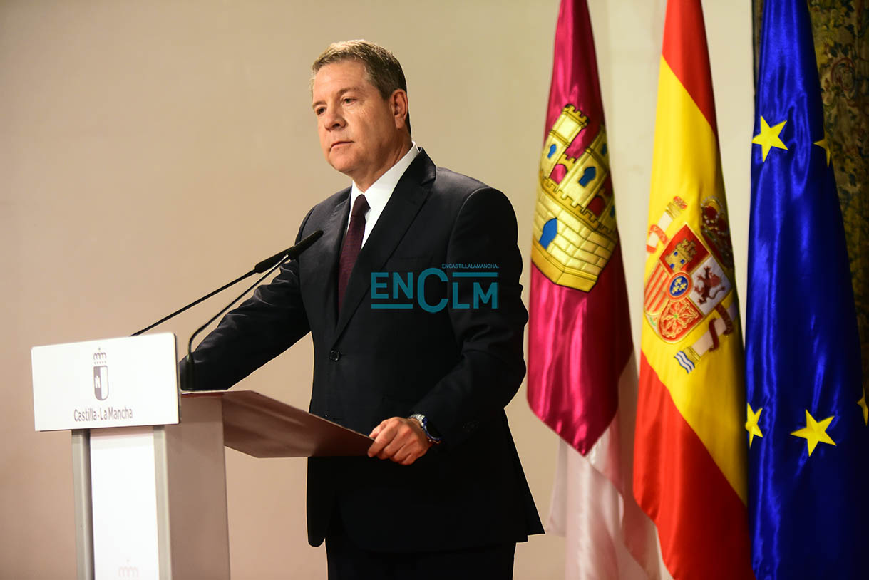 El presidente de Castilla-La Mancha, Emiliano García-Page. Foto: Rebeca Arango.