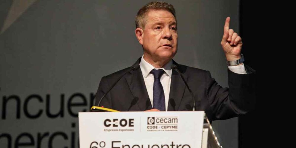 El presidente de Castilla-La Mancha, Emiliano García-Page. - JUAN MANUEL JIMÉNEZ/EUROPA PRESS.