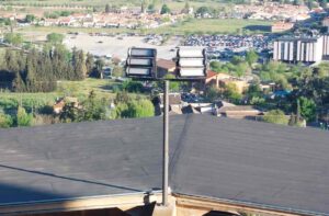 Iluminación del Palacio de la Diputación de Toledo.