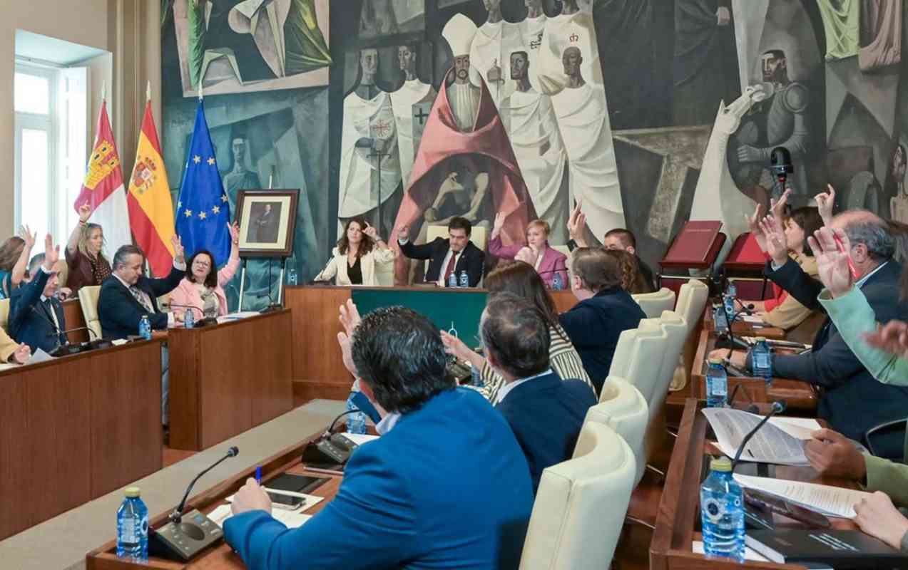 Aspecto parcial del pleno de la Diputación de Ciudad Real.