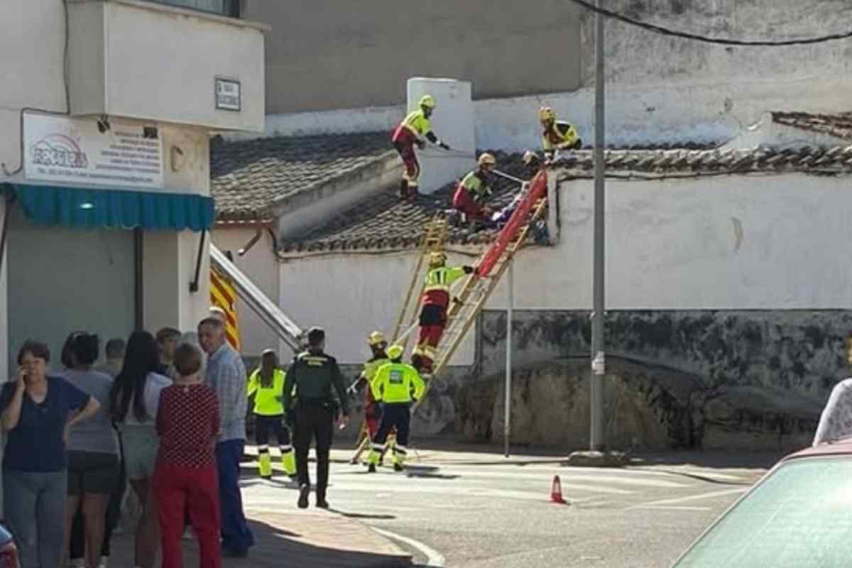 Rescate de un hombre de 88 años en Orgaz.