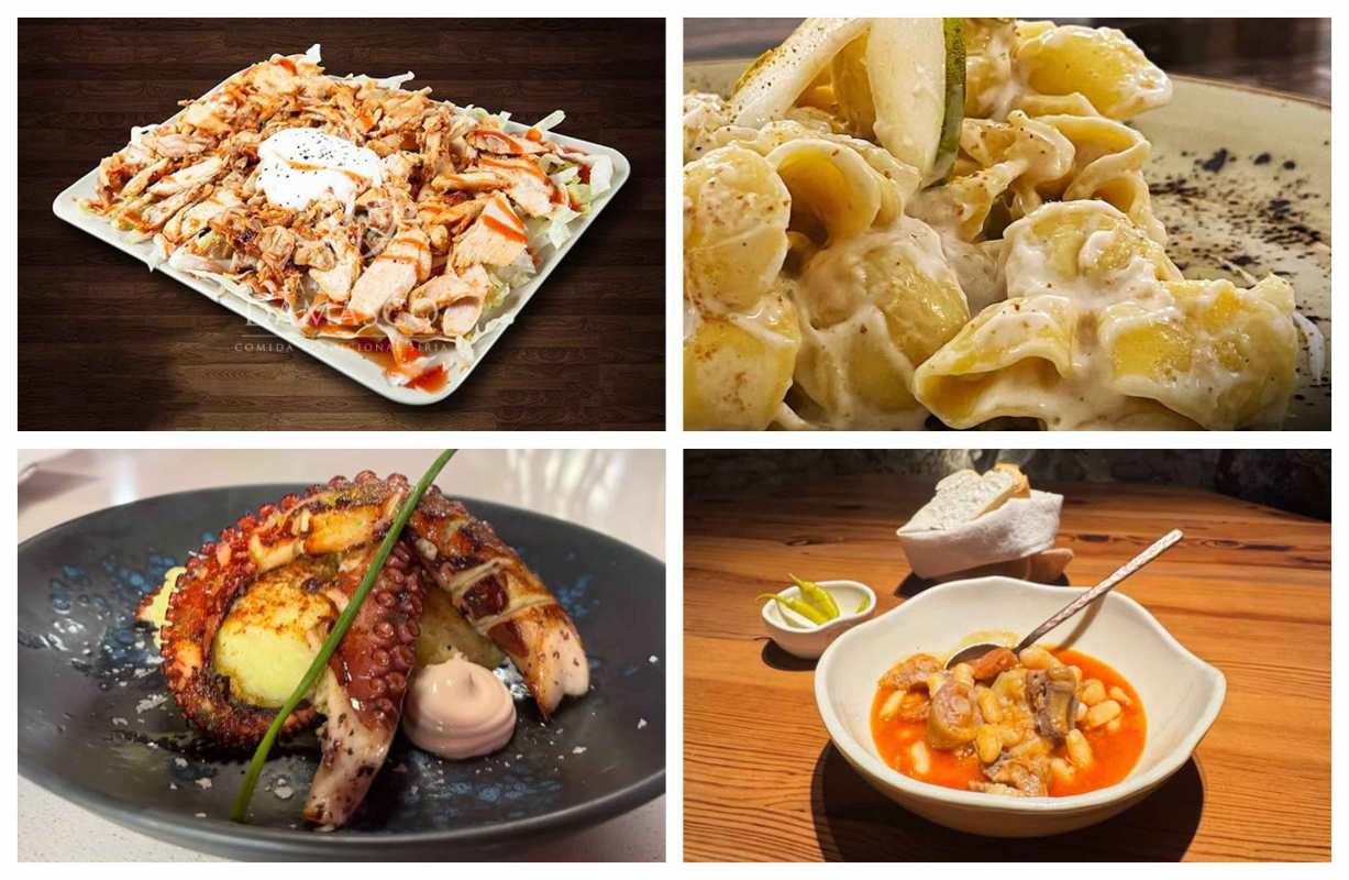 Platos de los nuevos cuatro restaurantes con Solete.