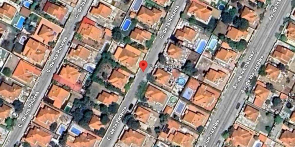 Calle de la Retama, en Loranca de Tajuña.