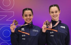 Noemí Romero (i) y Erica Sanz. Foto: RFEG.