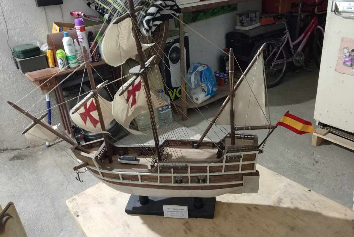 Así era la Santa María.