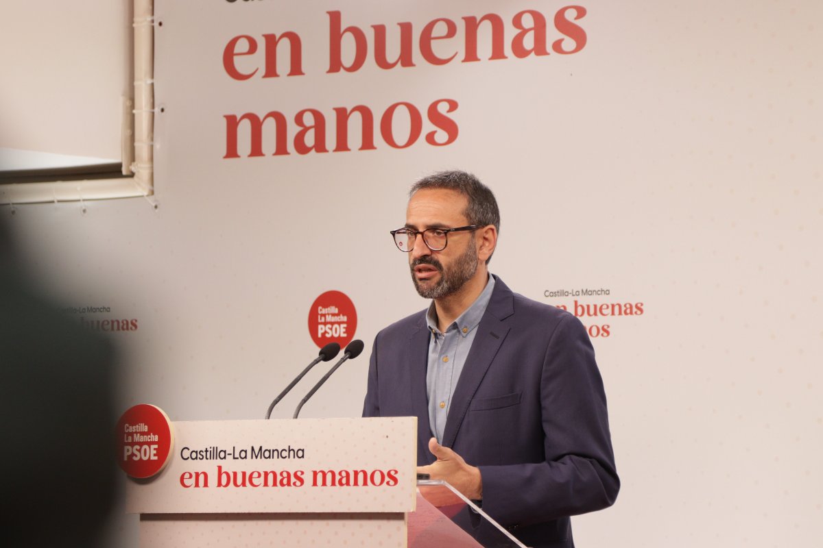 Sergio Gutiérrez, secretario de Organización del PSOE de CLM. Foto: Rebeca Arango (de archivo).