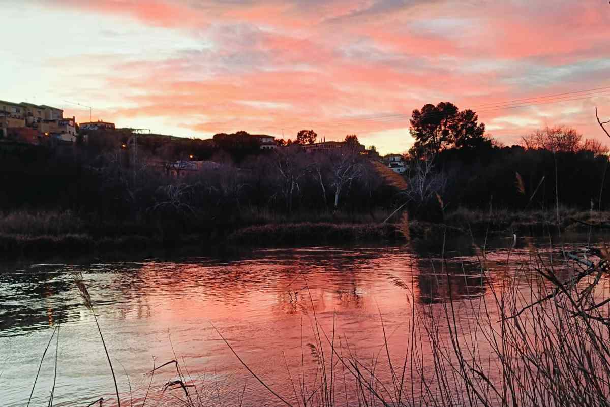 Atardecer sobre el Tajo en Toledo. Foto: David Romero.