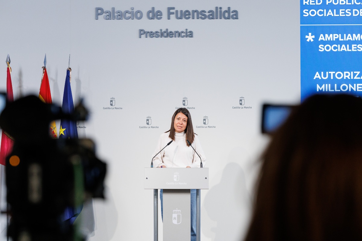 La consejera de Bienestar Social, Bárbara García Torijano. (Fotos: D. Esteban González // JCCM)