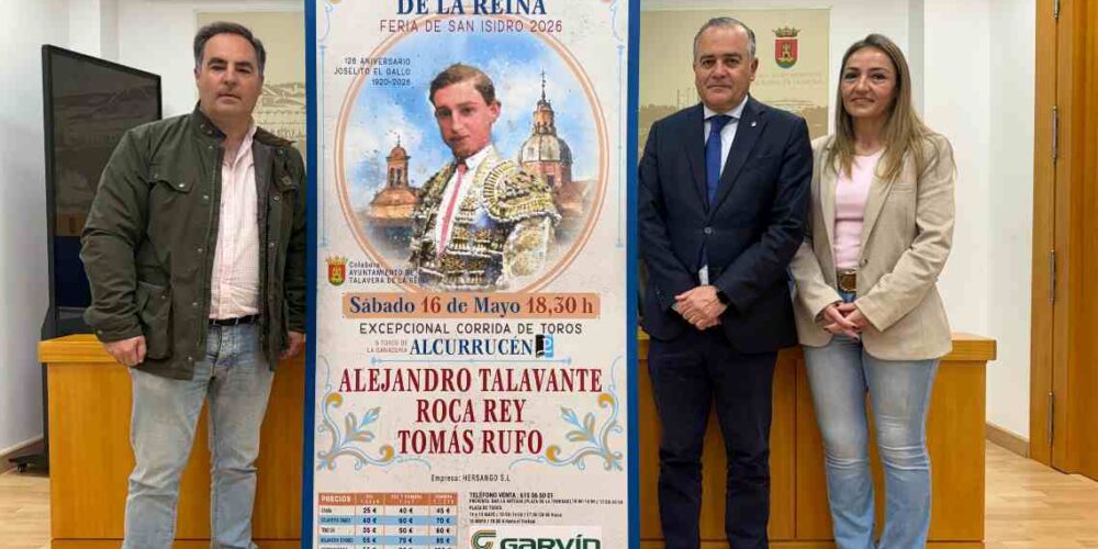 Presentación del cartel taurino en las ferias de San Isidro de Talavera.