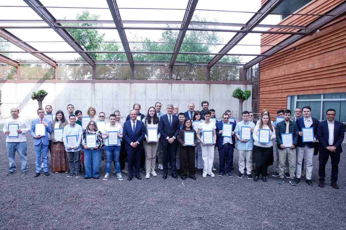 Acto de bienvenida de los nuevos empleados y empleadas públicos del turno de discapacidad intelectual. (Fotos: D. Esteban González // JCCM)
