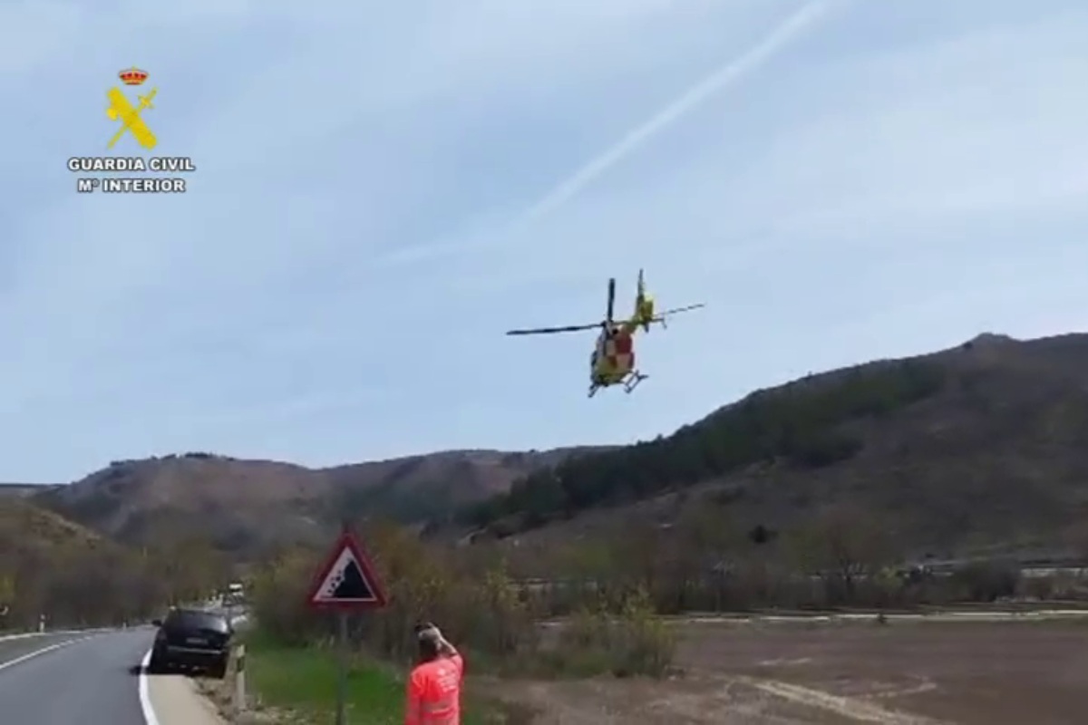 Traslado helicóptero hospital