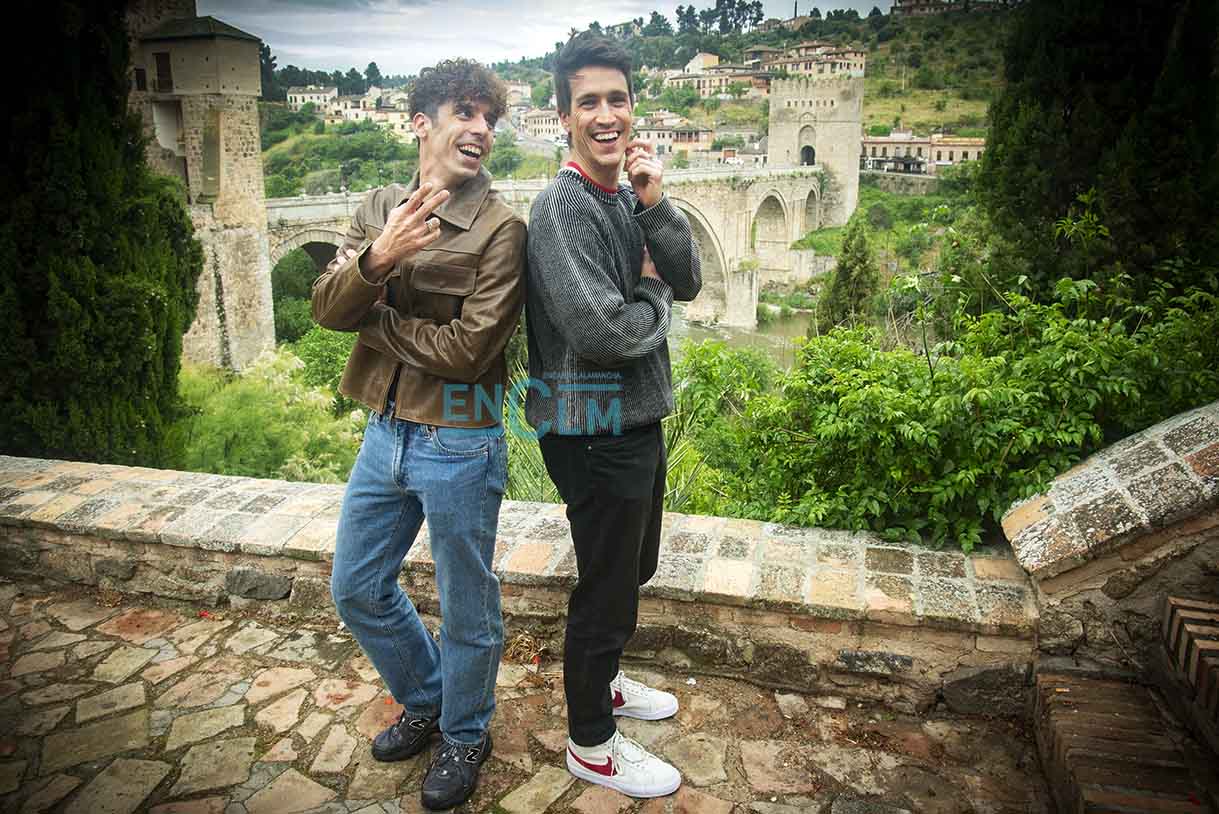 Diego Arroyo y Pepe Narváez, del grupo Veintiuno. Foto: Rebeca Arango.