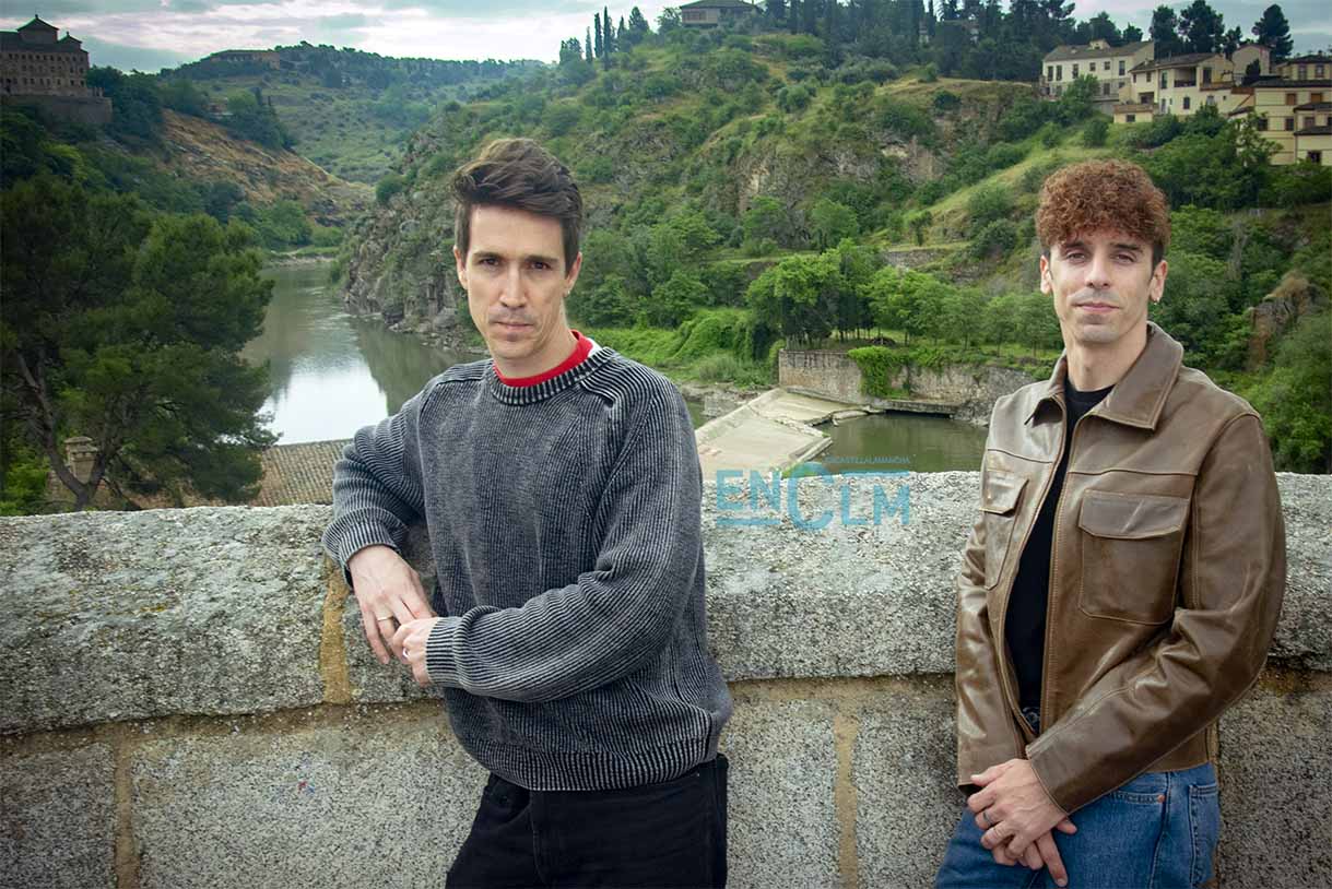 Diego Arroyo y Pepe Narváez, del grupo Veintiuno. Foto: Rebeca Arango.